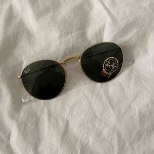 Rayban Round Metal Sunglasses